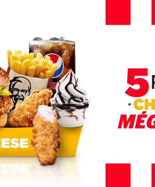 Tower Box un menu (très complet) à 6,95€ le mardi chez KFC
